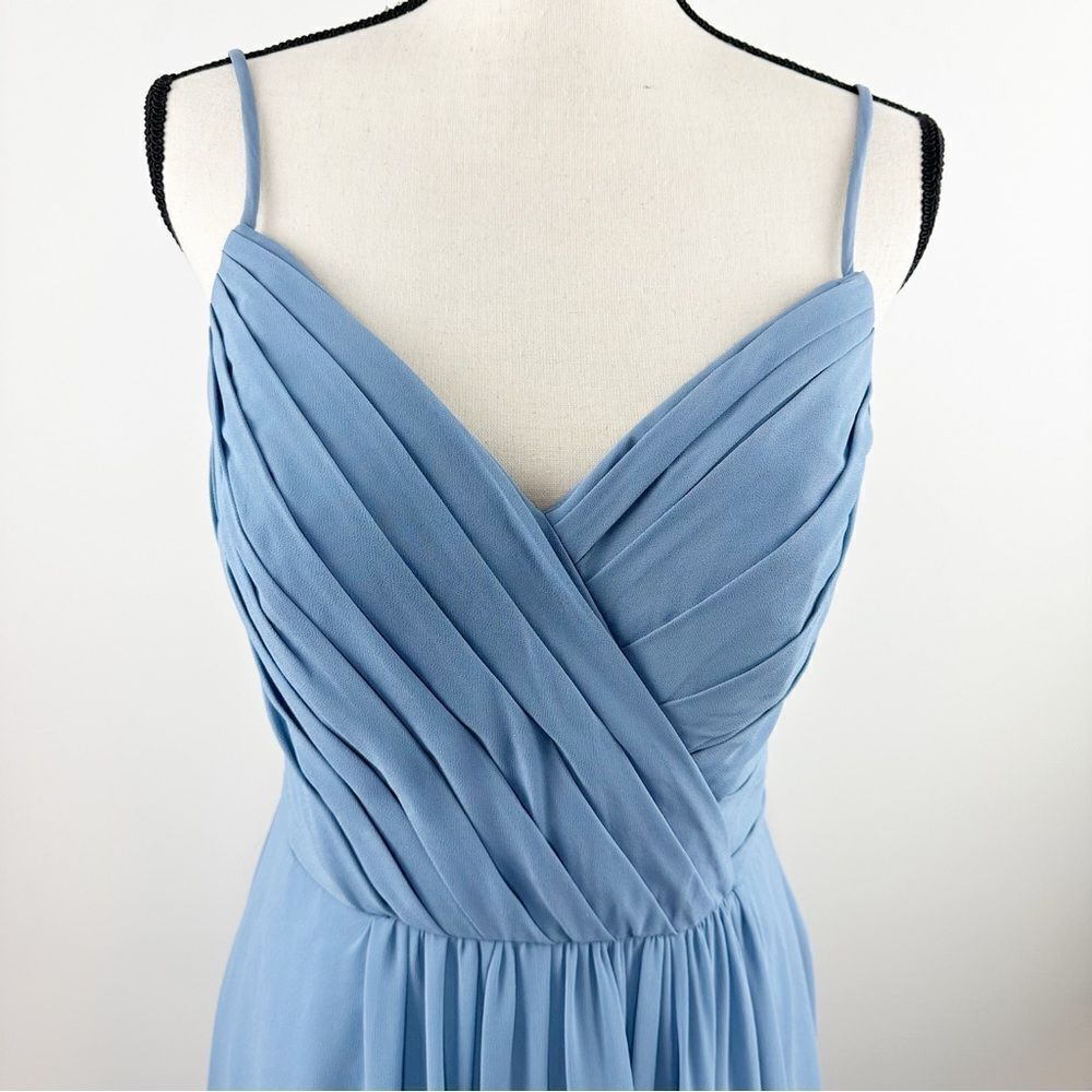 Bill Levkoff Light Blue Wedding Dress - Picture 4 of 13